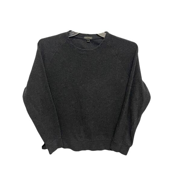 Large Banana Republic Long Sleeve Crew Neck Mens Sweater Dark Gray - Picture 1 of 12